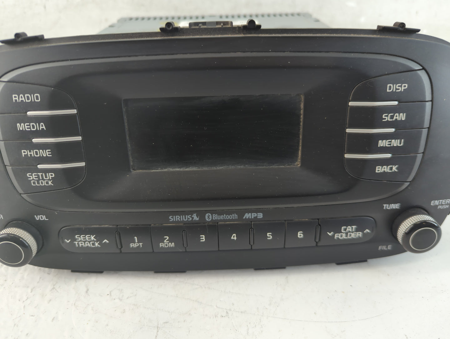 2014-2016 Kia Soul Radio AM FM Cd Player Receiver Replacement P/N:96170-B2090CA Fits Fits 2014 2015 2016 OEM Used Auto Parts
