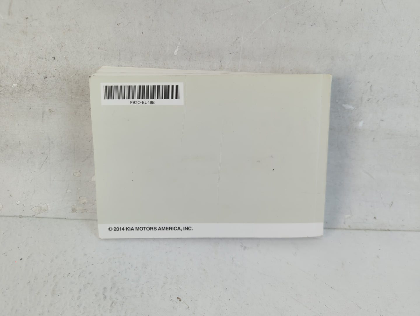 2015 Kia Soul Owners Manual Book Guide P/N:FB2O-EU46B OEM Used Auto Parts - Oemusedautoparts1.com