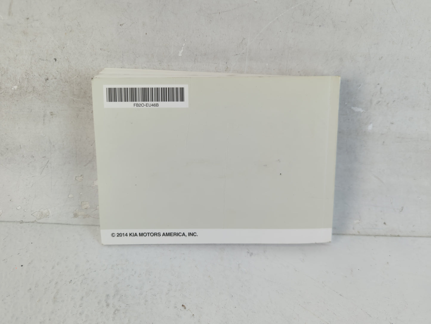 2015 Kia Soul Owners Manual Book Guide P/N:FB2O-EU46B OEM Used Auto Parts - Oemusedautoparts1.com