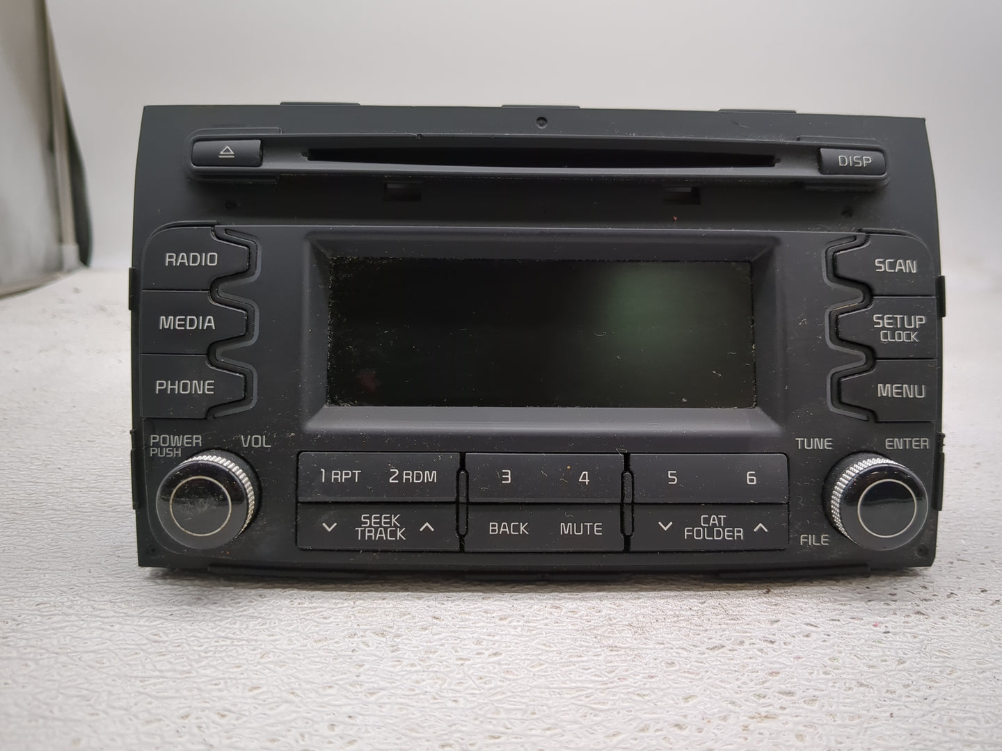 2014-2016 Kia Sportage Radio AM FM Cd Player Receiver Replacement P/N:96150-3W160WK Fits Fits 2014 2015 2016 OEM Used Auto P