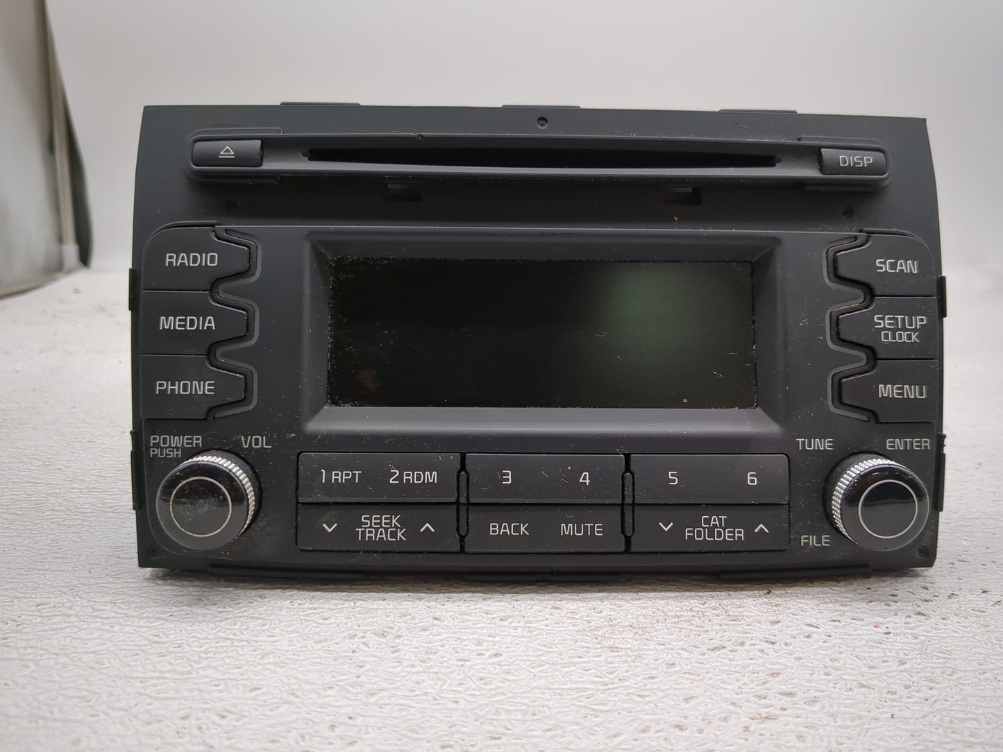 2014-2016 Kia Sportage Radio AM FM Cd Player Receiver Replacement P/N:96150-3W160WK Fits Fits 2014 2015 2016 OEM Used Auto P