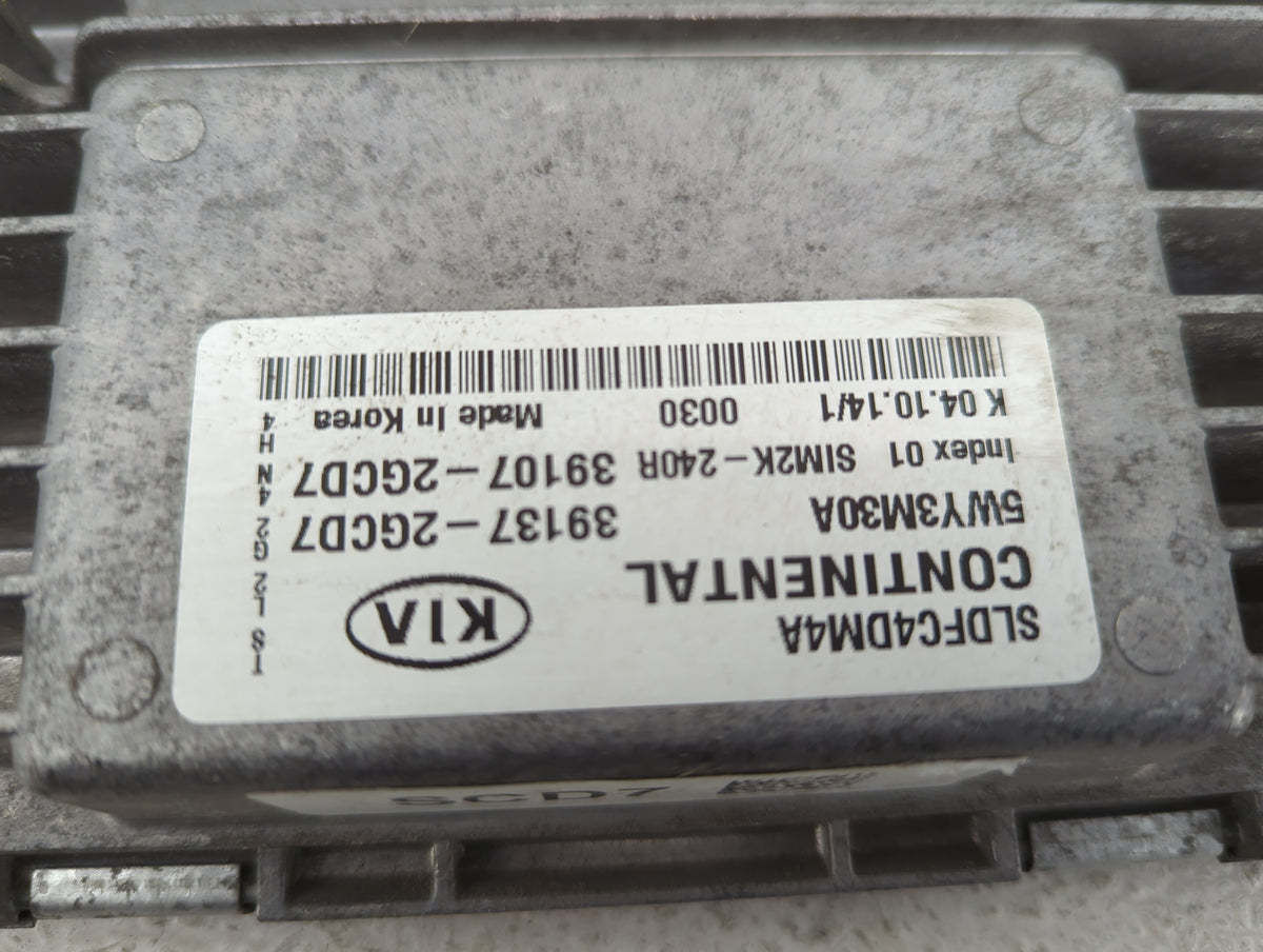 2014-2016 Kia Sportage PCM Engine Control Computer ECU ECM PCU OEM P/N:39137-2GCD7 SIM2K-240R, SLDFC4DM4A Fits Fits 2014 201
