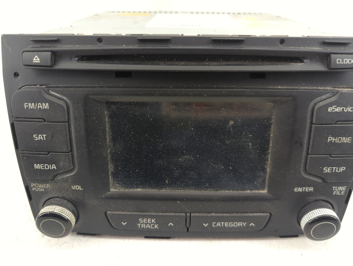 2014-2016 Kia Sportage Radio AM FM Cd Player Receiver Replacement P/N:96190-3W910WK Fits Fits 2014 2015 2016 OEM Used Auto P