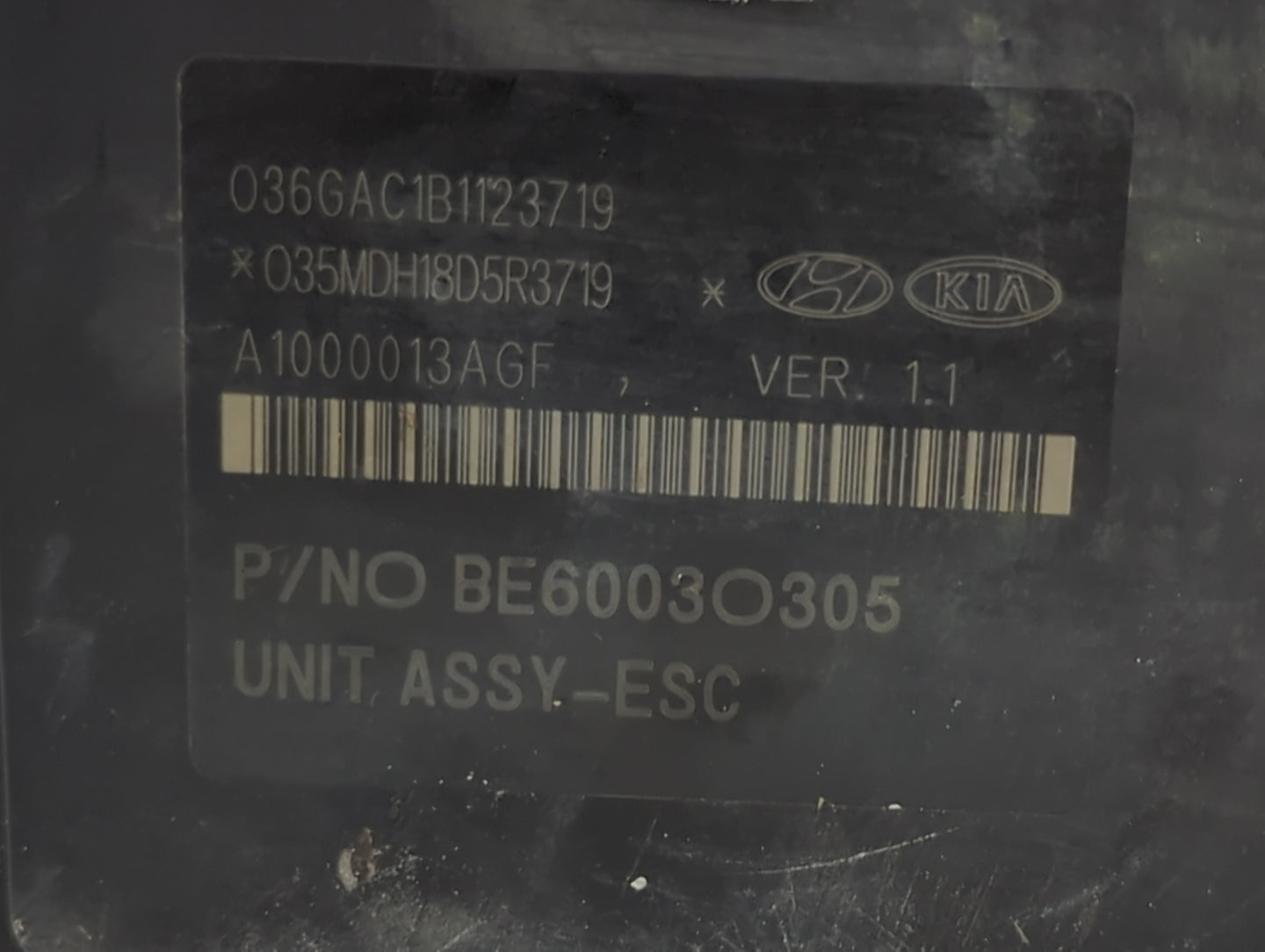2014-2016 Kia Sportage ABS Pump Control Module Replacement P/N:BE60030305 A1000013AGF, 036GAC1B1123719 Fits Fits 2014 2015 2