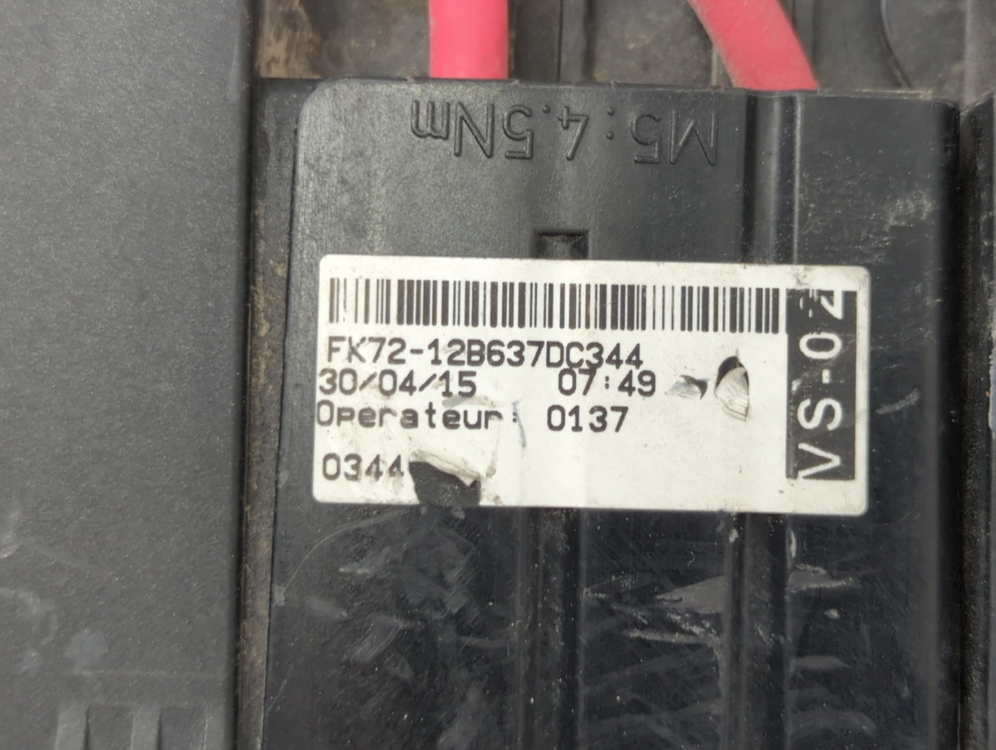 2015-2017 Land Rover Discovery Sport Fusebox Fuse Box Panel Relay Module P/N:12B637DC344 FK72-12B637DC344 Fits Fits 2015 201