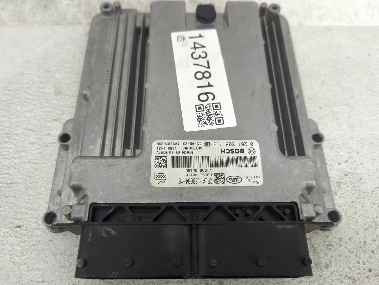 2014-2016 Land Rover Lr4 PCM Engine Control Computer ECU ECM PCU OEM P/N:CPLA-12B684-YE 0261S08759 Fits Fits 2013 2014 2015 