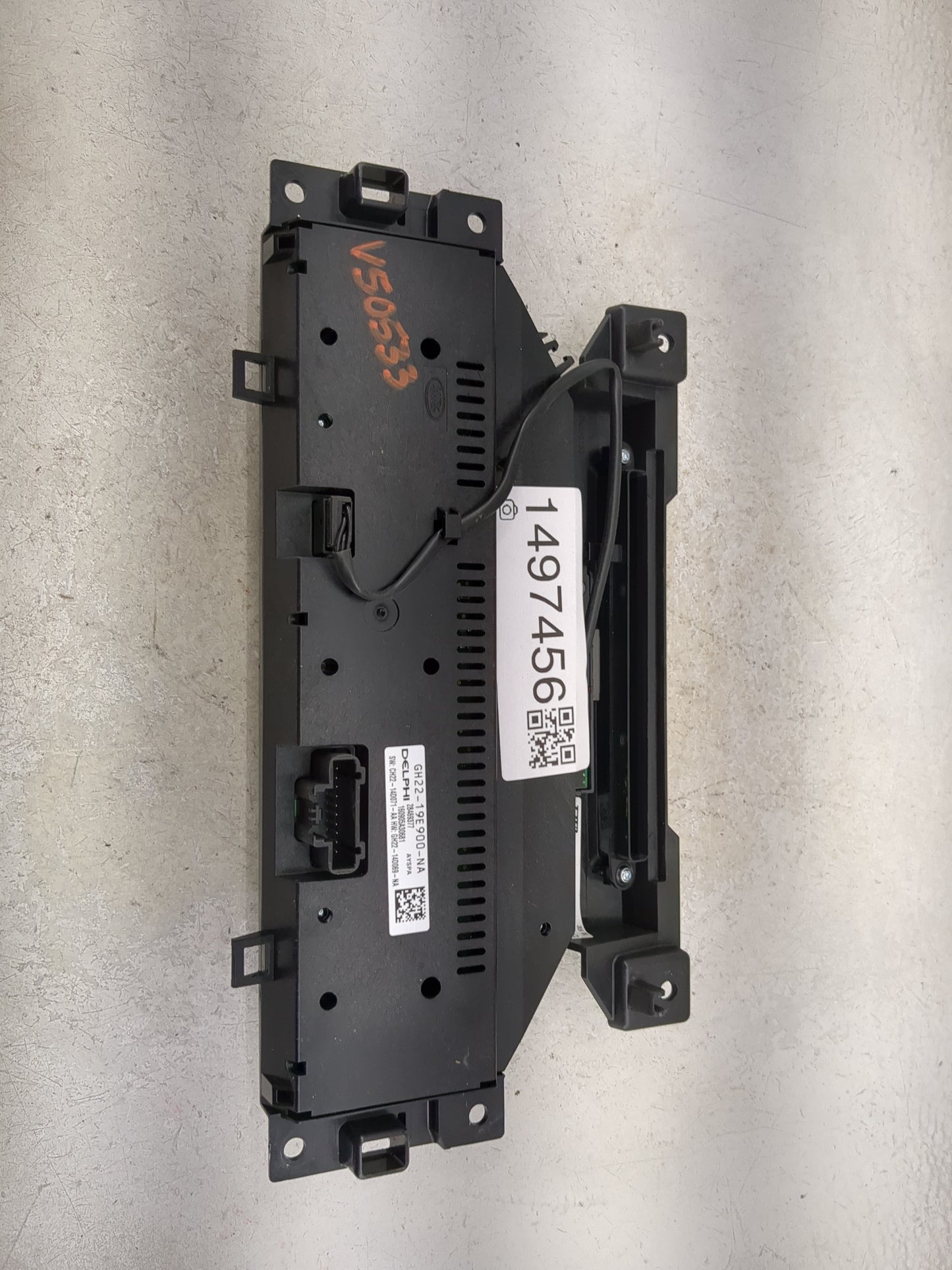 2010-2016 Land Rover Lr4 Climate Control Module Temperature AC/Heater Replacement P/N:GH22-19E900-NA 28469377 Fits OEM Used 