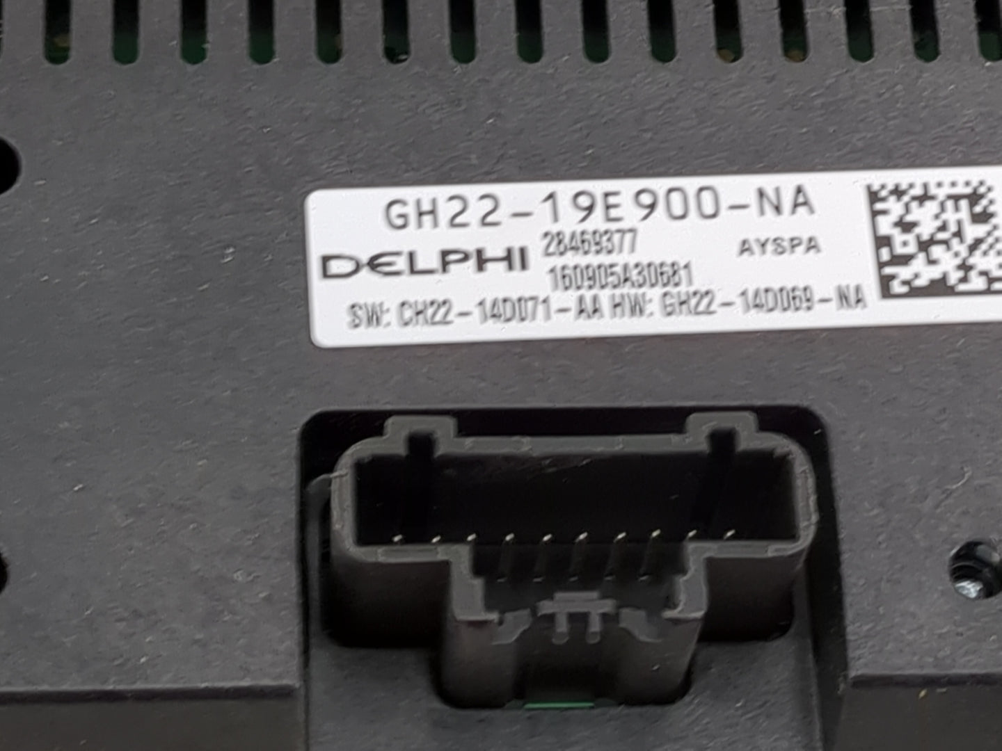 2010-2016 Land Rover Lr4 Climate Control Module Temperature AC/Heater Replacement P/N:GH22-19E900-NA 28469377 Fits OEM Used 
