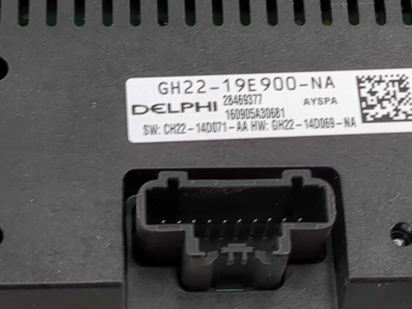 2010-2016 Land Rover Lr4 Climate Control Module Temperature AC/Heater Replacement P/N:GH22-19E900-NA 28469377 Fits OEM Used 