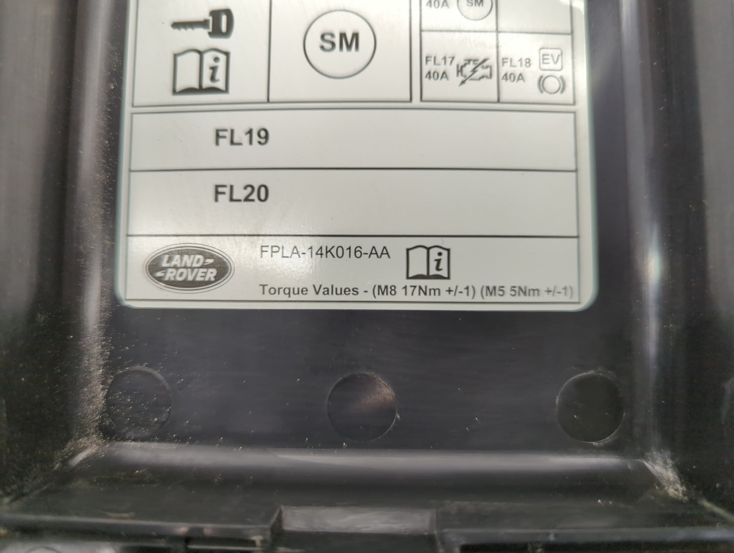 2015 Land Rover Range Rover Sport Fusebox Fuse Box Panel Relay Module P/N:FP6A-14K016-AA Fits OEM Used Auto Parts - Oemuseda