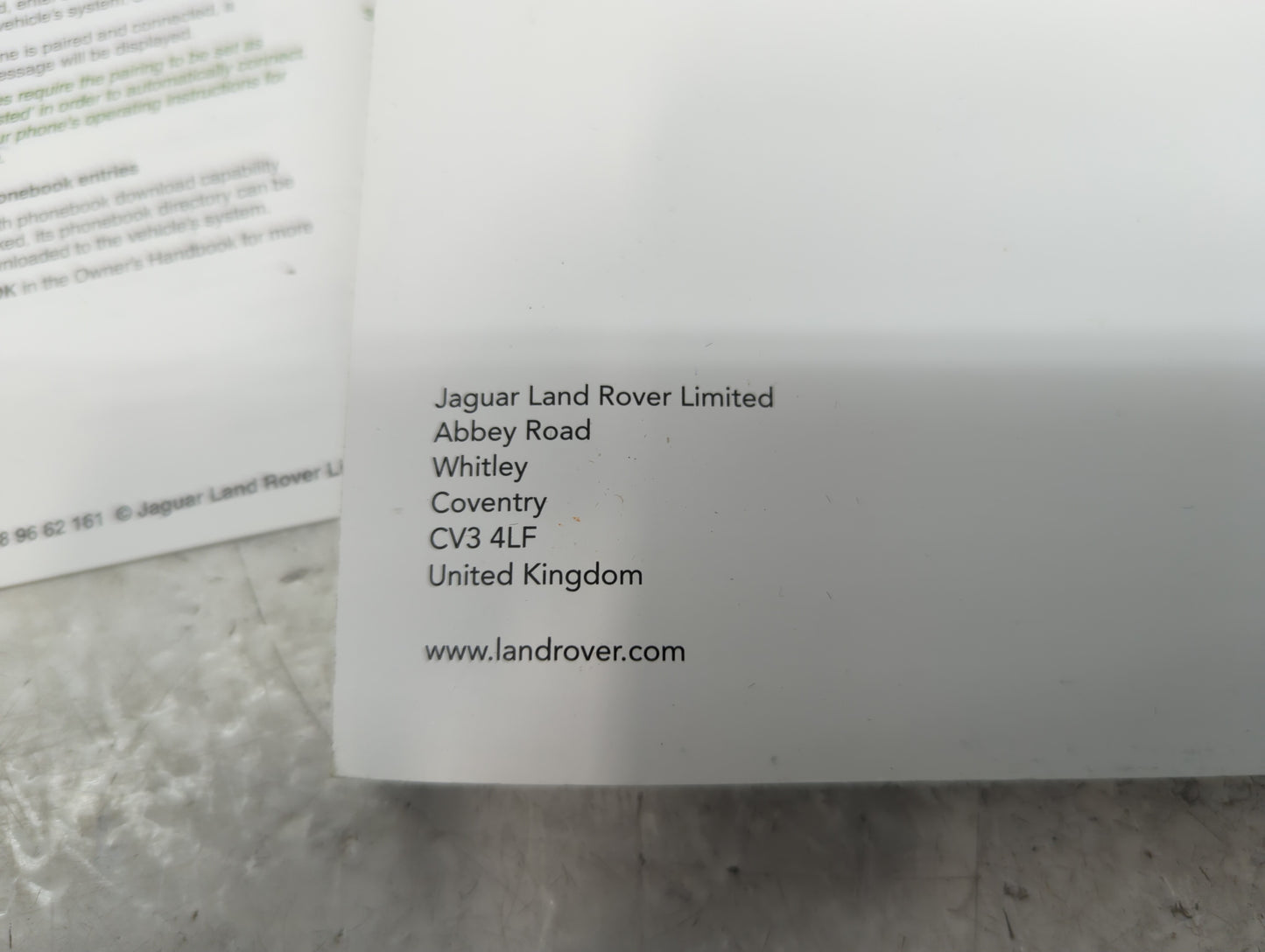 2015 Land Rover Range Rover Sport Owners Manual Book Guide OEM Used Auto Parts - Oemusedautoparts1.com