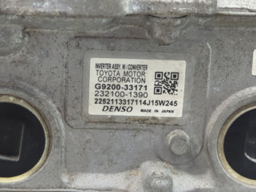 2013-2018 Lexus Es300h Hybrid DC Synergy Drive Power Inverter P/N:232100-1390 G9200-33171 Fits OEM Used Auto Parts