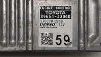 2015 Lexus Es300h PCM Engine Control Computer ECU ECM PCU OEM P/N:89661-33Q40 Fits OEM Used Auto Parts - Oemusedautoparts1.c