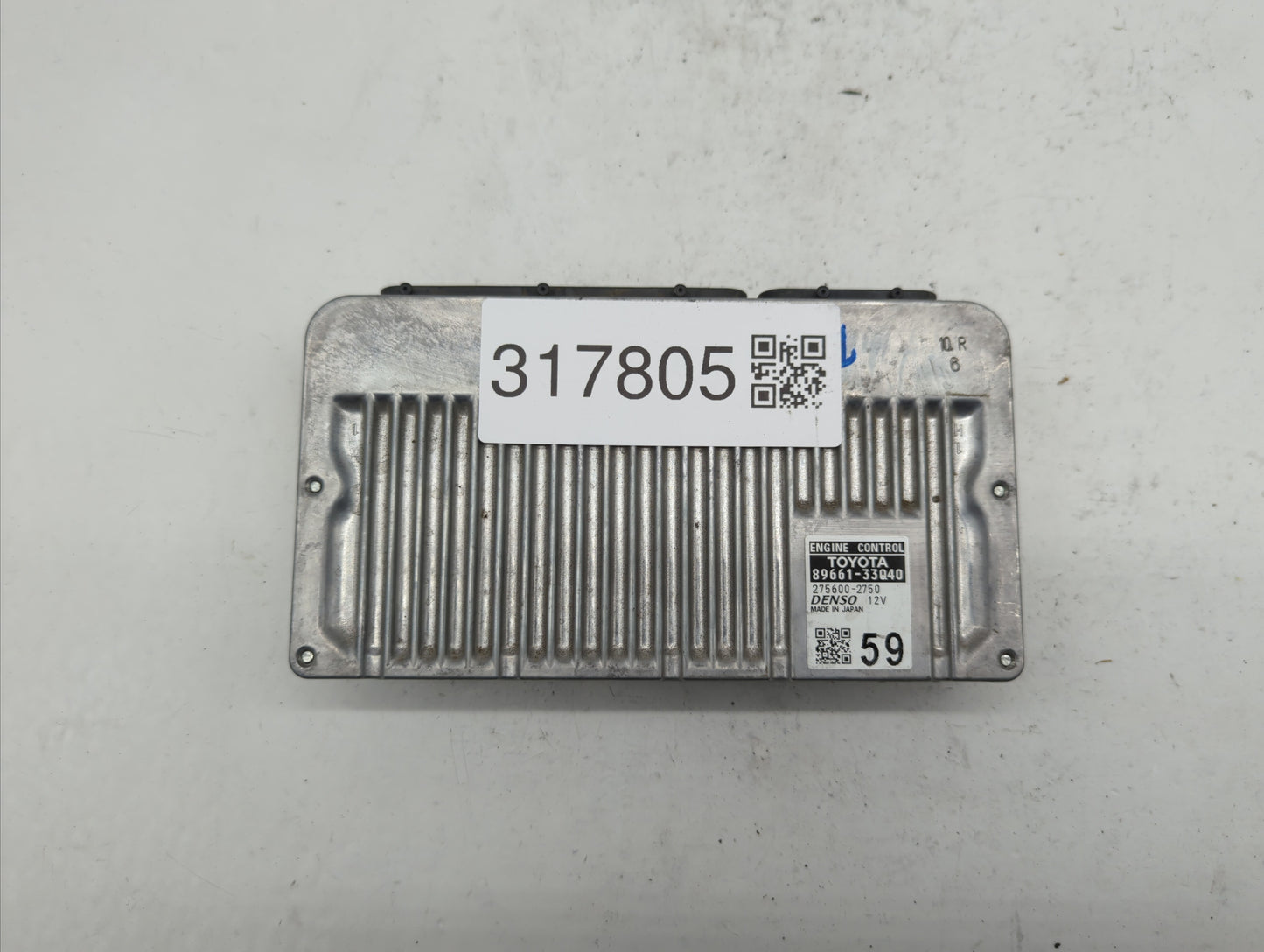 2015 Lexus Es300h PCM Engine Control Computer ECU ECM PCU OEM P/N:89661-33Q40 Fits OEM Used Auto Parts - Oemusedautoparts1.c