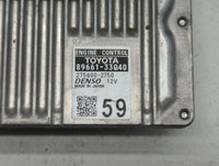 2015 Lexus Es300h PCM Engine Control Computer ECU ECM PCU OEM P/N:89661-33Q40 Fits OEM Used Auto Parts - Oemusedautoparts1.c