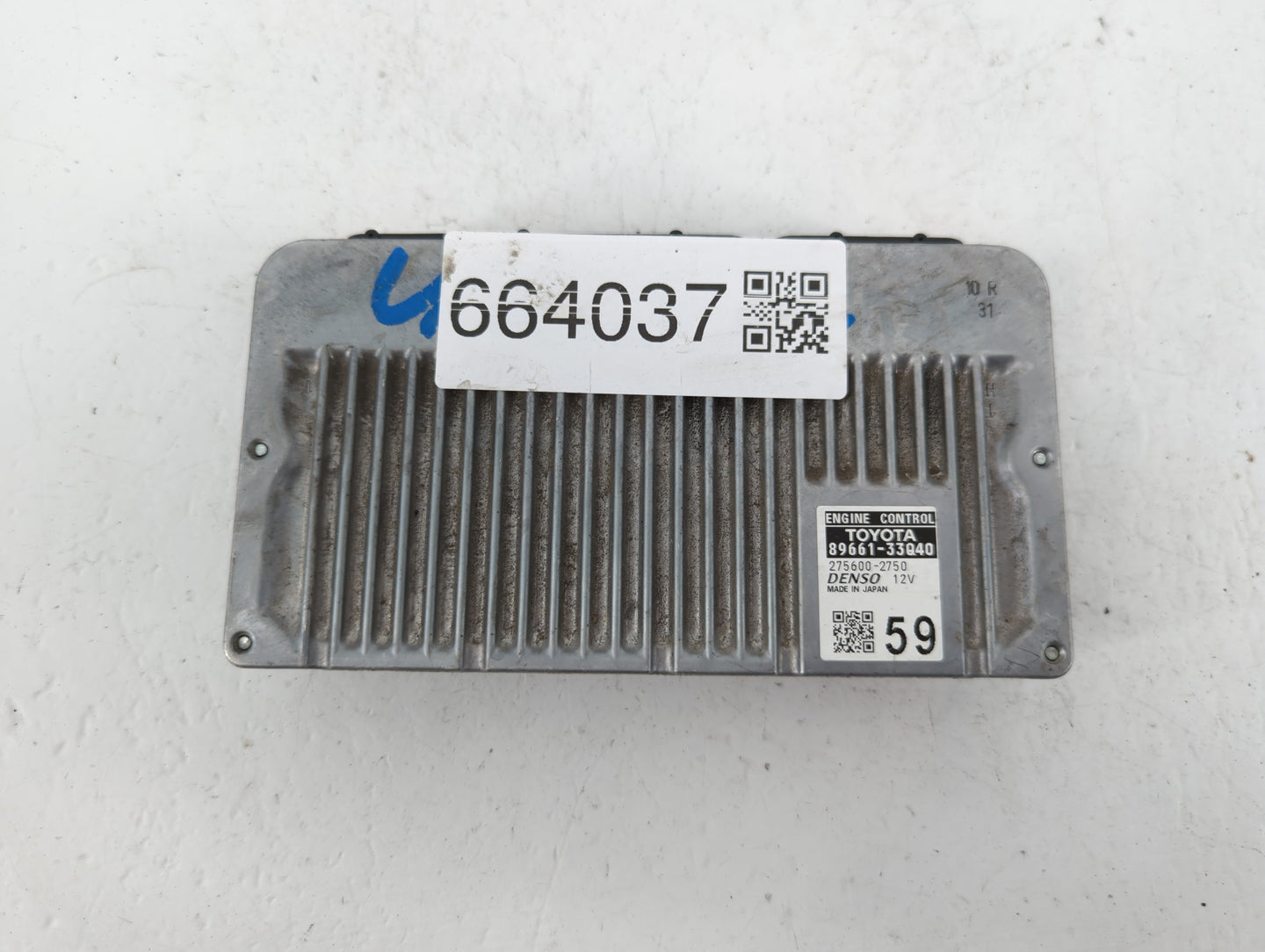 2015 Lexus Es300h PCM Engine Control Computer ECU ECM PCU OEM P/N:275600-2750 89661-33Q40 Fits OEM Used Auto Parts - Oemused