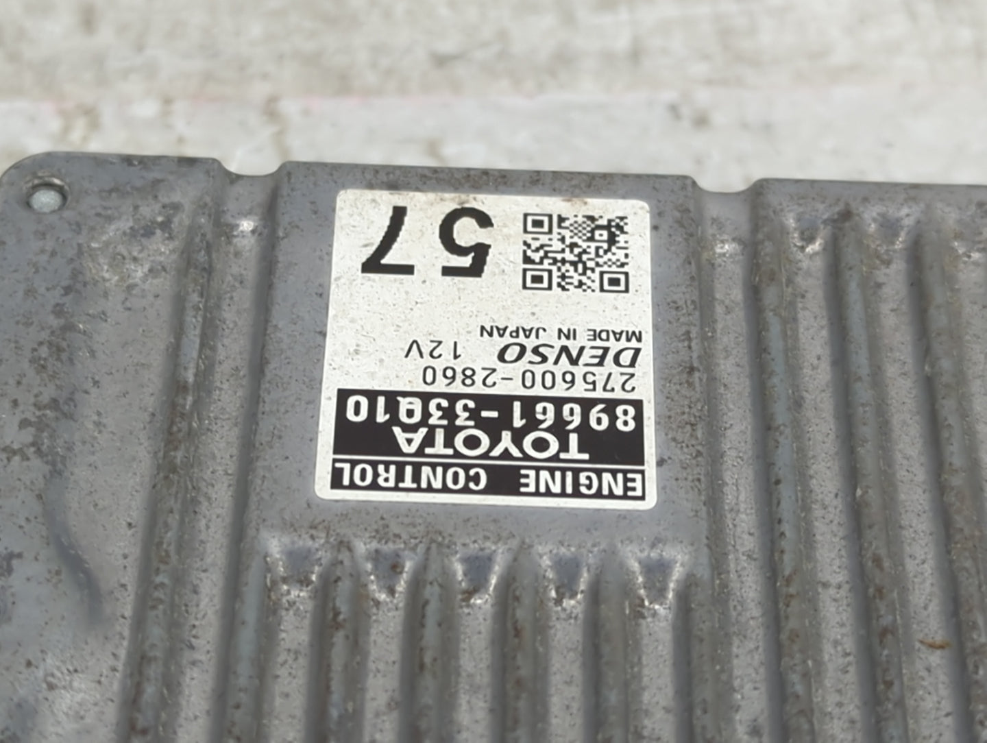 2015 Lexus Es350 PCM Engine Control Computer ECU ECM PCU OEM P/N:89661-33Q10 275600-2860 Fits OEM Used Auto Parts - Oemuseda