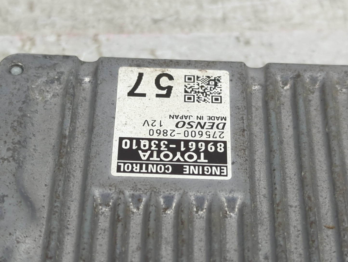 2015 Lexus Es350 PCM Engine Control Computer ECU ECM PCU OEM P/N:89661-33Q10 275600-2860 Fits OEM Used Auto Parts - Oemuseda