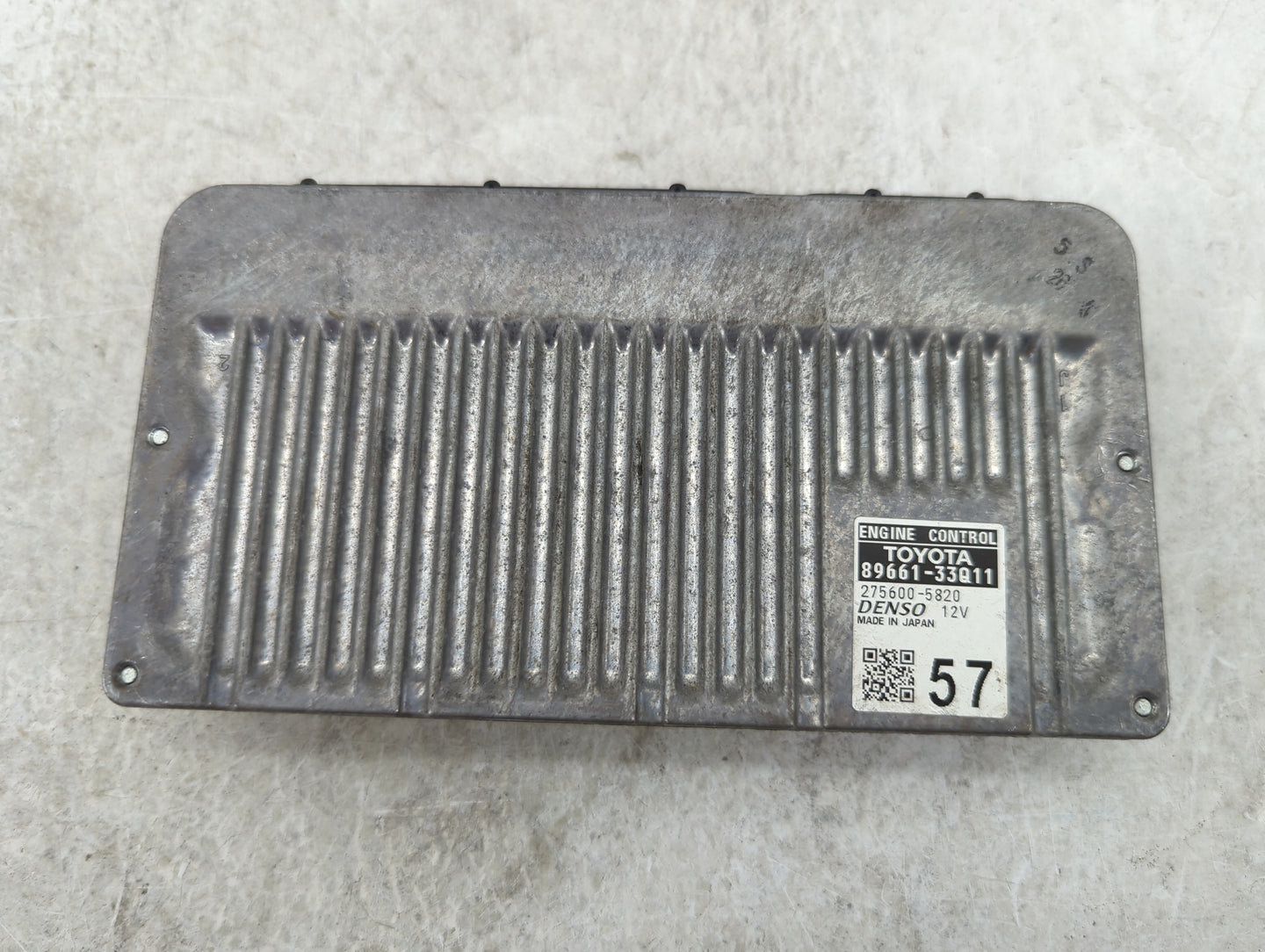 2015 Lexus Es350 PCM Engine Control Computer ECU ECM PCU OEM P/N:89661-33Q11 275600-5820 Fits OEM Used Auto Parts - Oemuseda