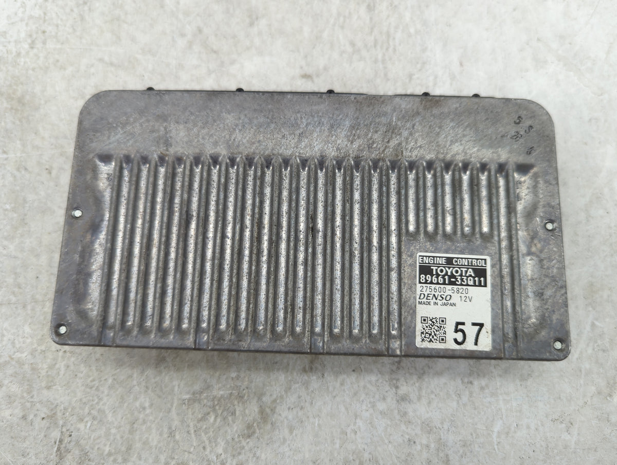 2015 Lexus Es350 PCM Engine Control Computer ECU ECM PCU OEM P/N:89661-33Q11 275600-5820 OEM Used Auto Parts - Oemusedautopa