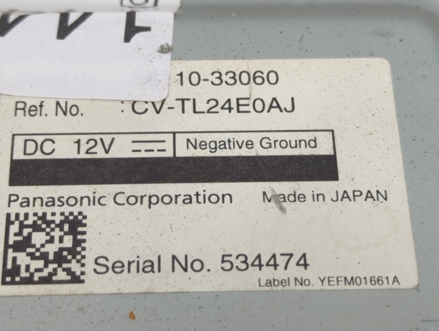2015-2016 Lexus Es350 Information Display Screen - Oemusedautoparts1.com