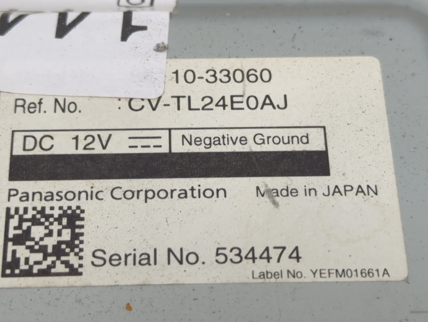 2015-2016 Lexus Es350 Information Display Screen - Oemusedautoparts1.com