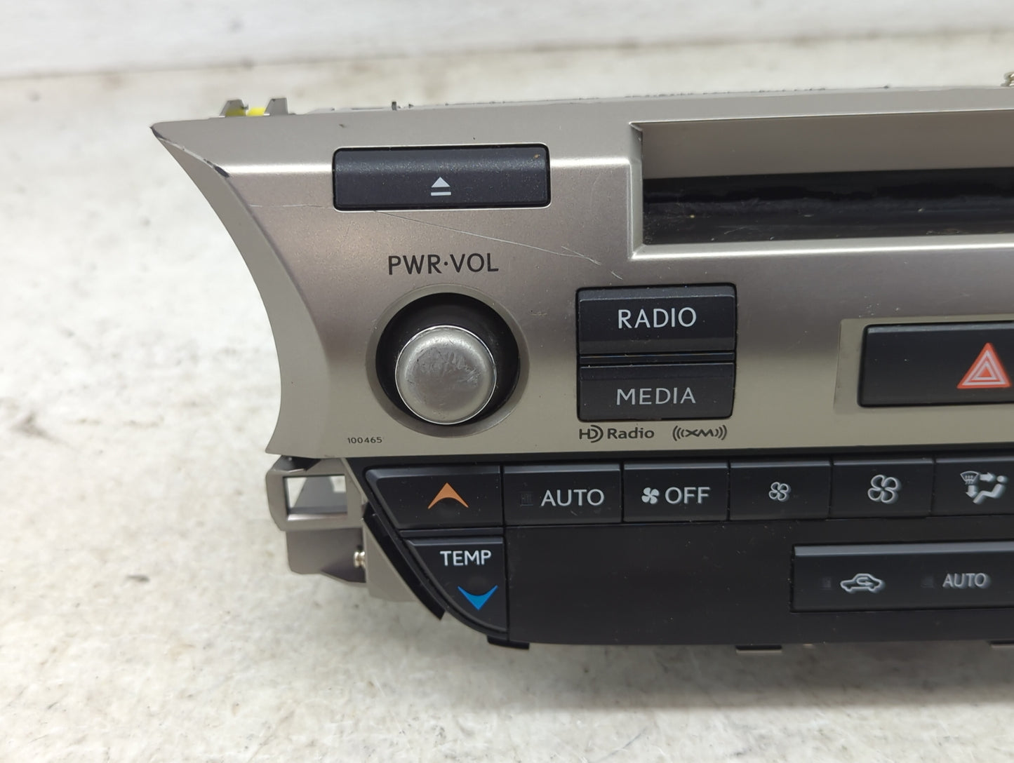 2015 Lexus Es350 Radio AM FM Cd Player Receiver Replacement P/N:86140-33200 138000-6200G101 Fits OEM Used Auto Parts - Oemus