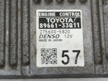 2015 Lexus Es350 PCM Engine Control Computer ECU ECM PCU OEM P/N:89661-33Q11 275600-5820 Fits OEM Used Auto Parts