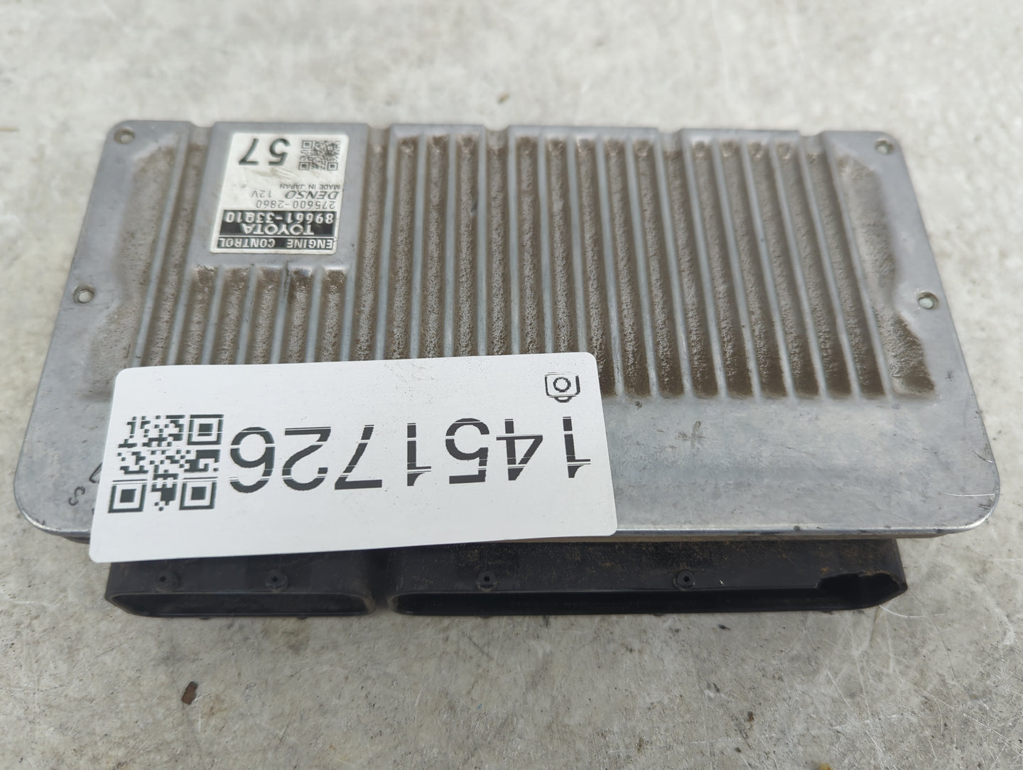 2015 Lexus Es350 PCM Engine Control Computer ECU ECM PCU OEM P/N:89661-33Q10 275600-2860 Fits OEM Used Auto Parts - Oemuseda
