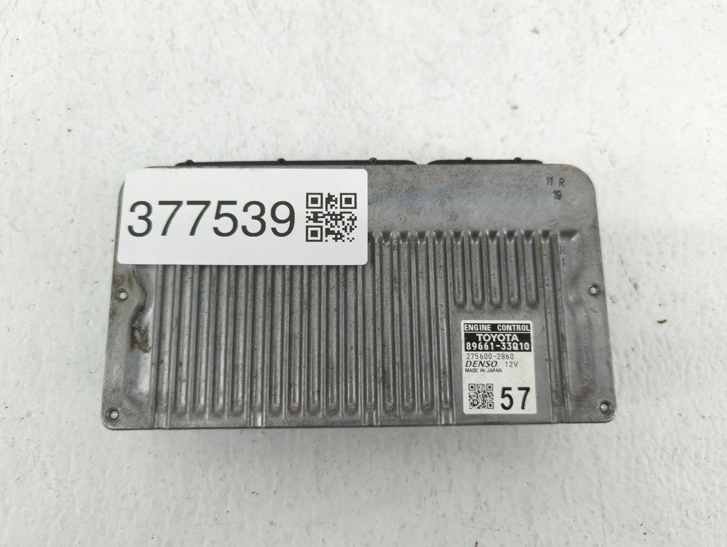 2015 Lexus Es350 PCM Engine Control Computer ECU ECM PCU OEM P/N:89661-33Q11 89661-33Q10 Fits OEM Used Auto Parts - Oemuseda