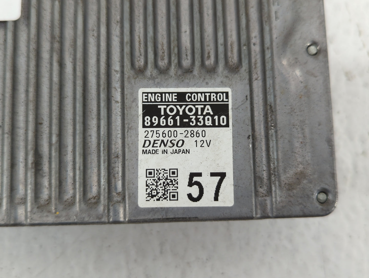2015 Lexus Es350 PCM Engine Control Computer ECU ECM PCU OEM P/N:89661-33Q11 89661-33Q10 Fits OEM Used Auto Parts - Oemuseda