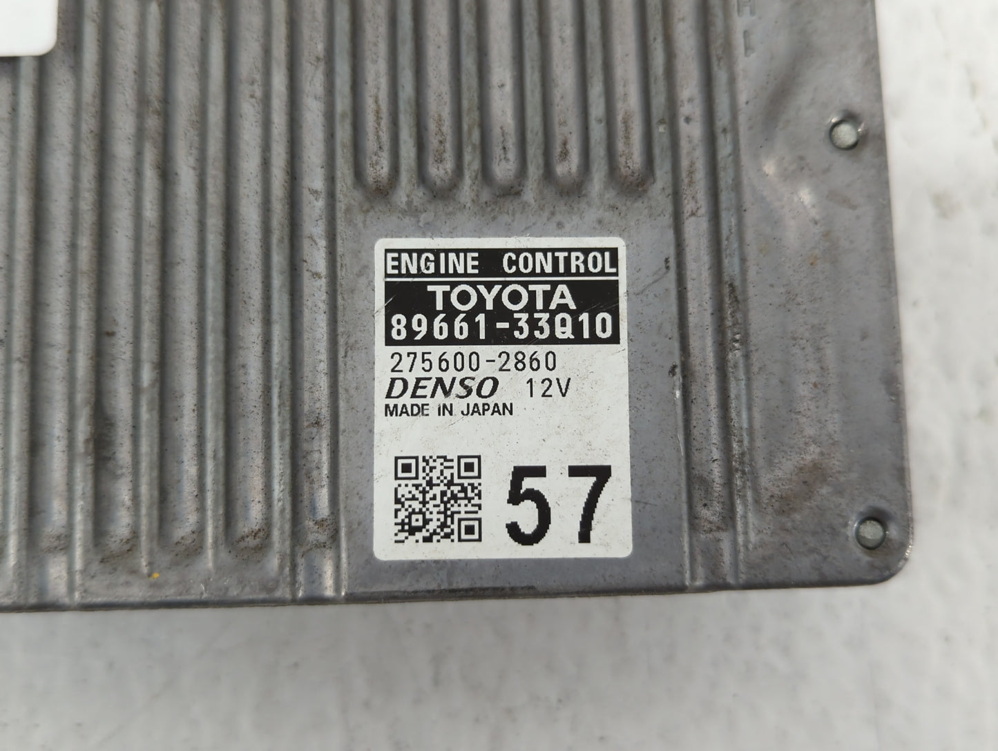2015 Lexus Es350 PCM Engine Control Computer ECU ECM PCU OEM P/N:89661-33Q11 89661-33Q10 Fits OEM Used Auto Parts - Oemuseda