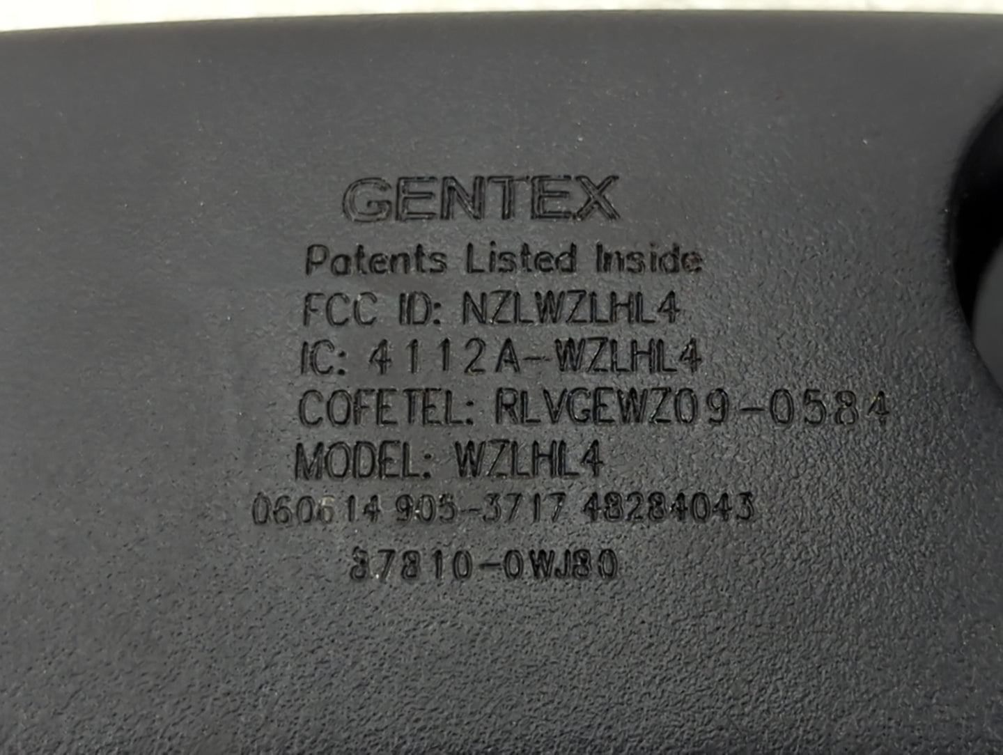 2014-2015 Lexus Is250 Interior Rear View Mirror Replacement OEM P/N:4112A-WZLHL4 Fits Fits 2014 2015 2016 OEM Used Auto Part