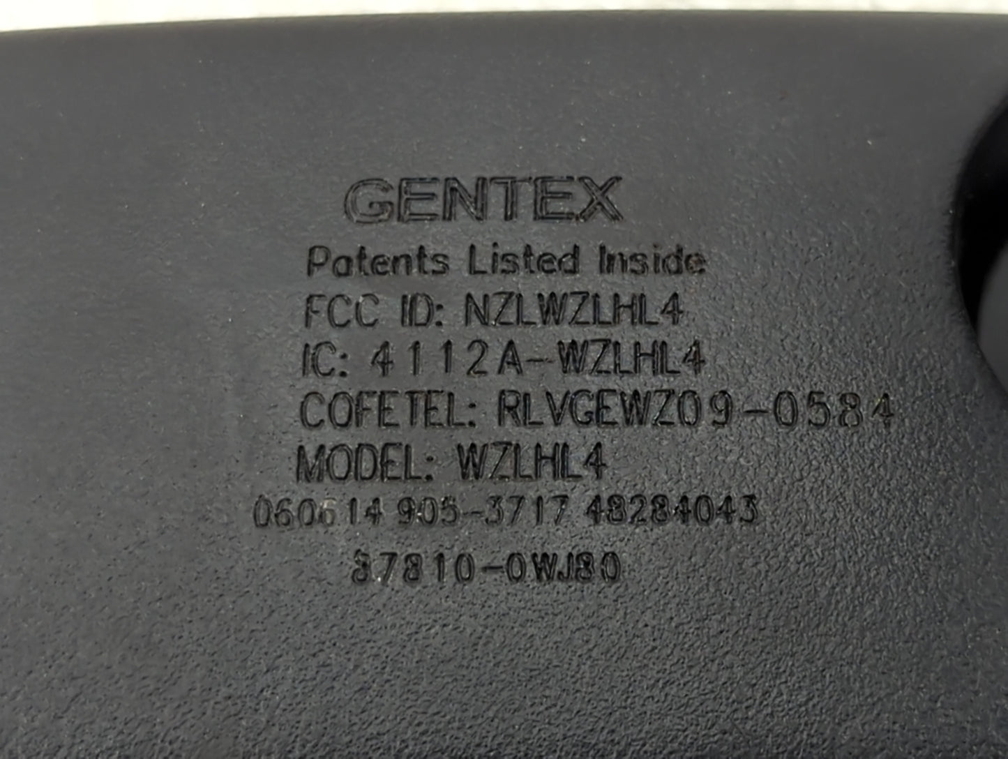 2014-2015 Lexus Is250 Interior Rear View Mirror Replacement OEM P/N:4112A-WZLHL4 Fits Fits 2014 2015 2016 OEM Used Auto Part