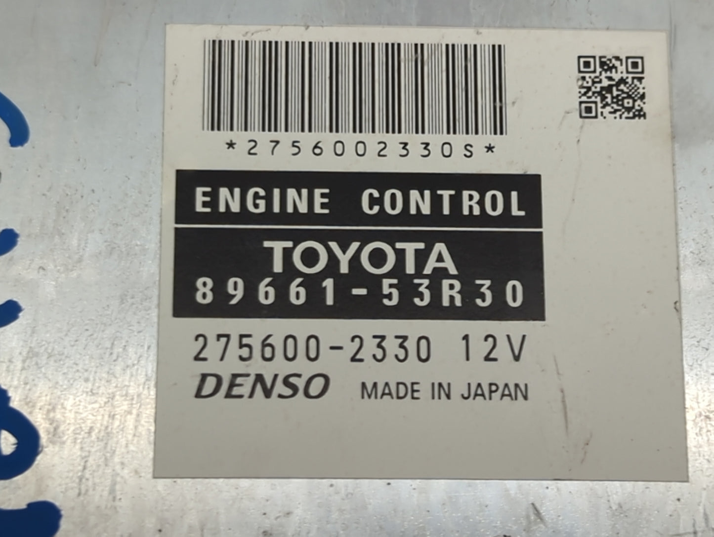 2014-2015 Lexus Is250 PCM Engine Control Computer ECU ECM PCU OEM P/N:89661-53R30 275600-2330 Fits Fits 2014 2015 OEM Used A
