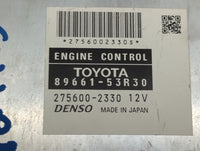 2014-2015 Lexus Is250 PCM Engine Control Computer ECU ECM PCU OEM P/N:89661-53R30 275600-2330 Fits Fits 2014 2015 OEM Used A