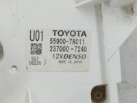 2015-2017 Lexus Nx200t Climate Control Module Temperature AC/Heater Replacement P/N:237000-7240 55900-78011 Fits OEM Used Au
