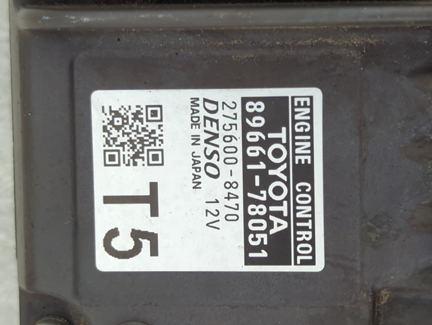2015-2017 Lexus Nx200t PCM Engine Control Computer ECU ECM PCU OEM P/N:89661-78051 Fits Fits 2015 2016 2017 OEM Used Auto Pa