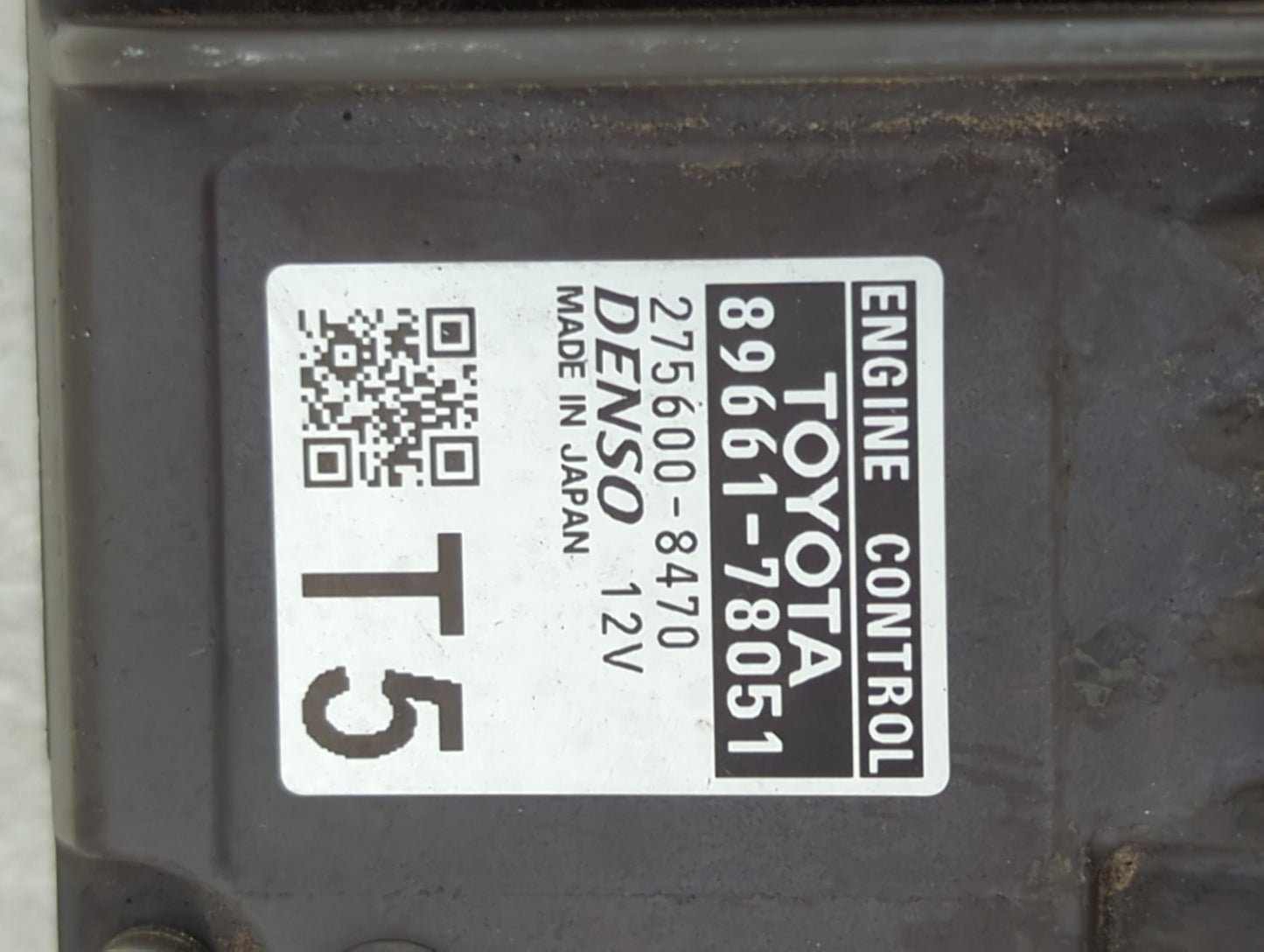 2015-2017 Lexus Nx200t PCM Engine Control Computer ECU ECM PCU OEM P/N:89661-78051 Fits Fits 2015 2016 2017 OEM Used Auto Pa