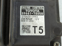 2015-2017 Lexus Nx200t PCM Engine Control Computer ECU ECM PCU OEM P/N:89661-78050 Fits Fits 2015 2016 2017 OEM Used Auto Pa