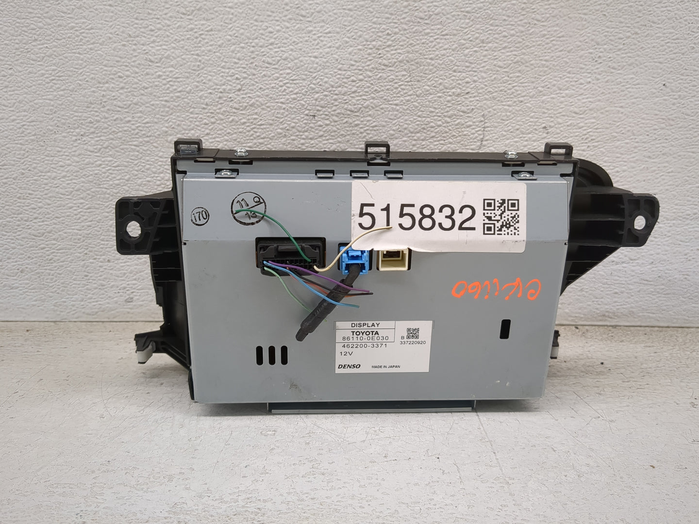 2010-2015 Lexus Rx350 Information Display Screen 515832 - Oemusedautoparts1.com