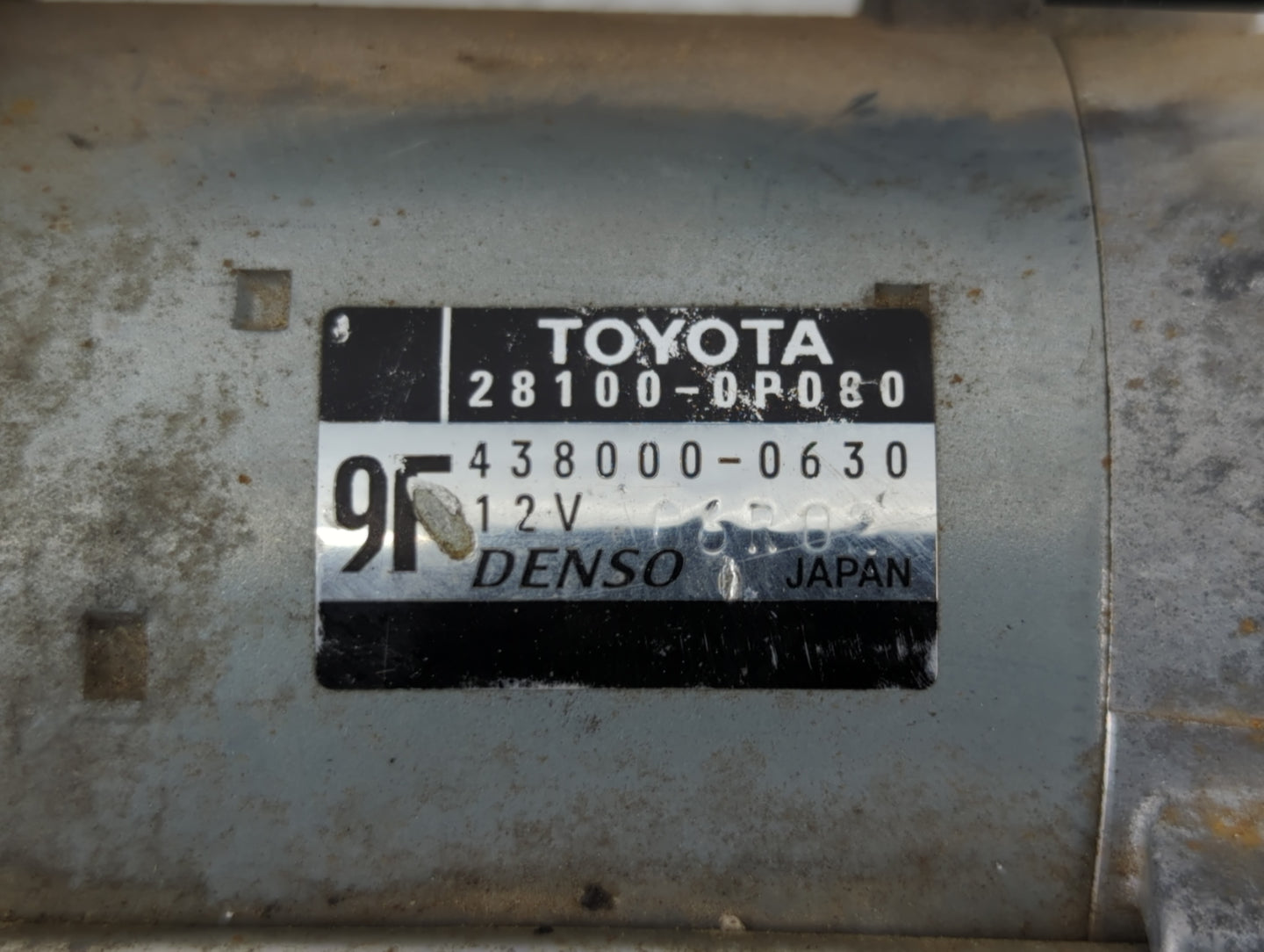 2014-2015 Lexus Rx350 Car Starter Motor Solenoid OEM P/N:28100-0P080 Fits Fits 2014 2015 OEM Used Auto Parts - Oemusedautopa