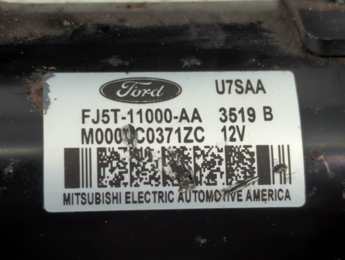 2015-2019 Lincoln Mkc Car Starter Motor Solenoid OEM P/N:BB5T-11000-BA FJ5T-11000-AA Fits OEM Used Auto Parts - Oemusedautop