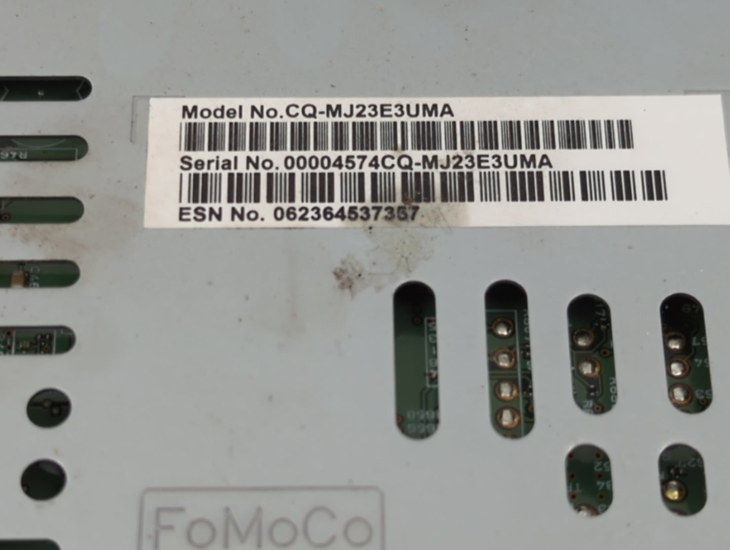 2015 Lincoln Mkc Radio AM FM Cd Player Receiver Replacement P/N:EJ7T-19C107-AG Fits OEM Used Auto Parts - Oemusedautoparts1.