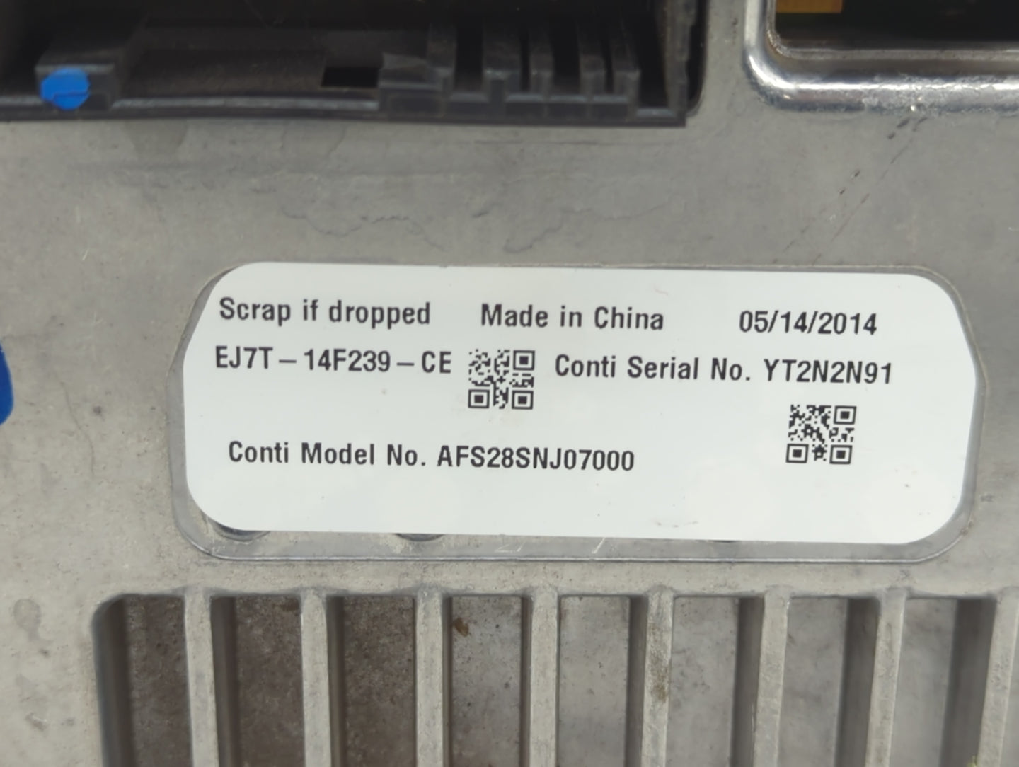 2015-2015 Lincoln Mkc Information Display Screen - Oemusedautoparts1.com