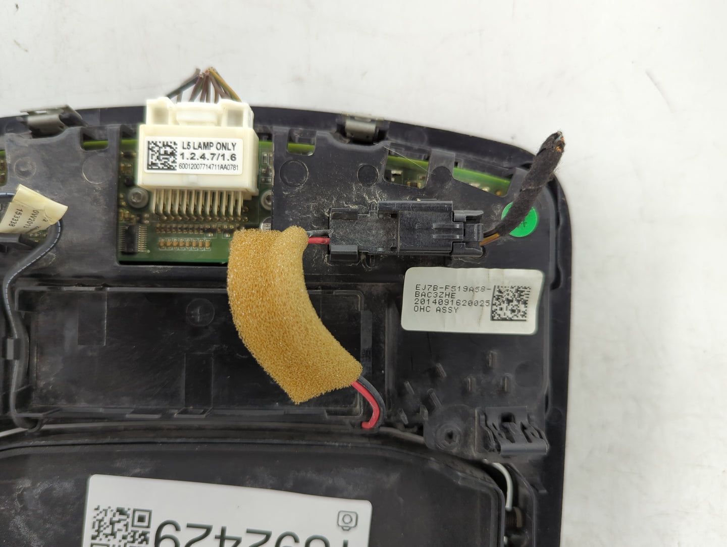 2015 Lincoln Mkc Overhead Roof Console - Oemusedautoparts1.com