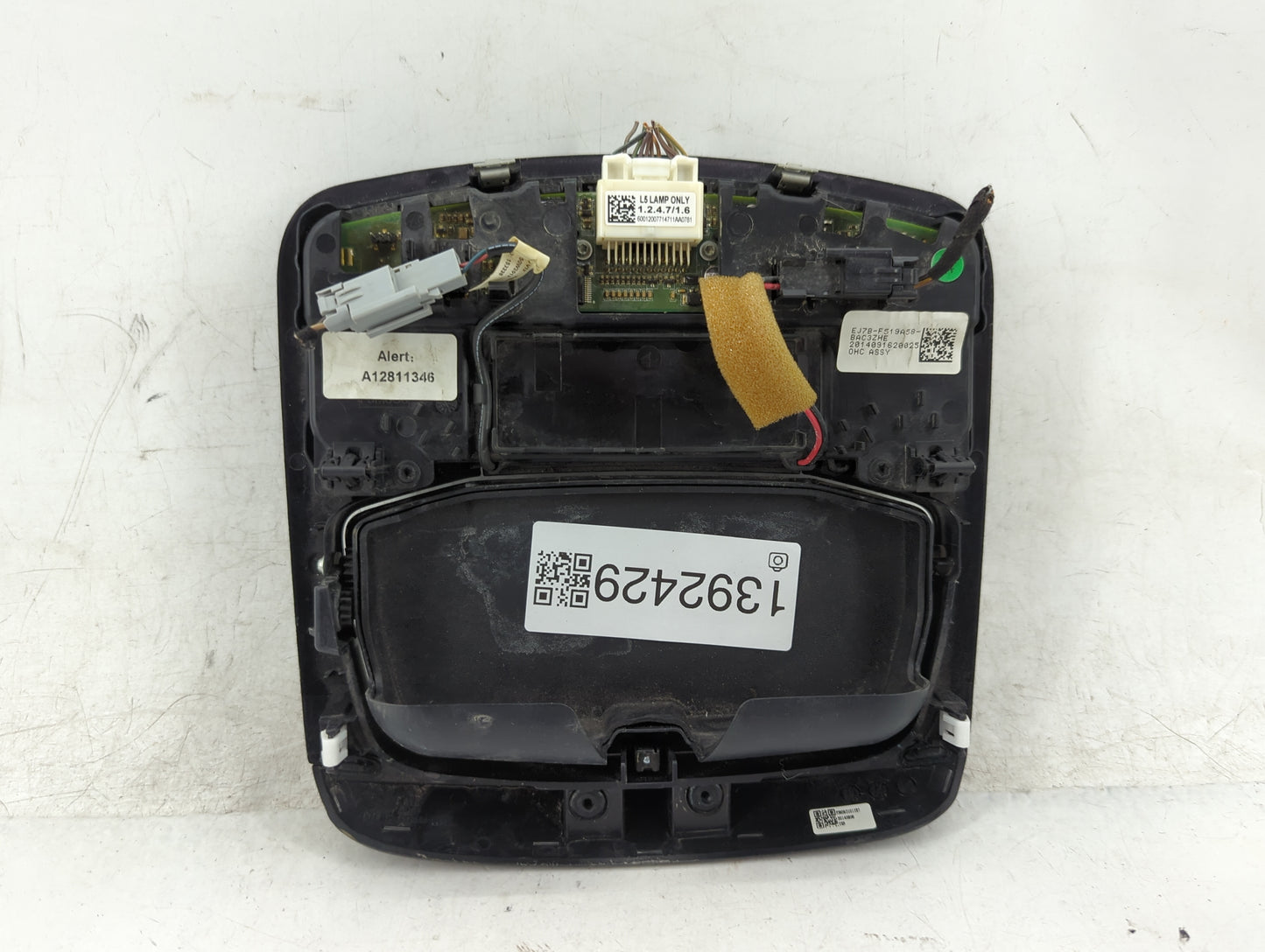 2015 Lincoln Mkc Overhead Roof Console - Oemusedautoparts1.com