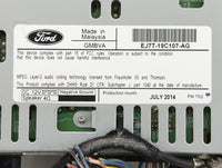 2015 Lincoln Mkc Radio AM FM Cd Player Receiver Replacement P/N:EJ7T-19C107-AG Fits OEM Used Auto Parts - Oemusedautoparts1.