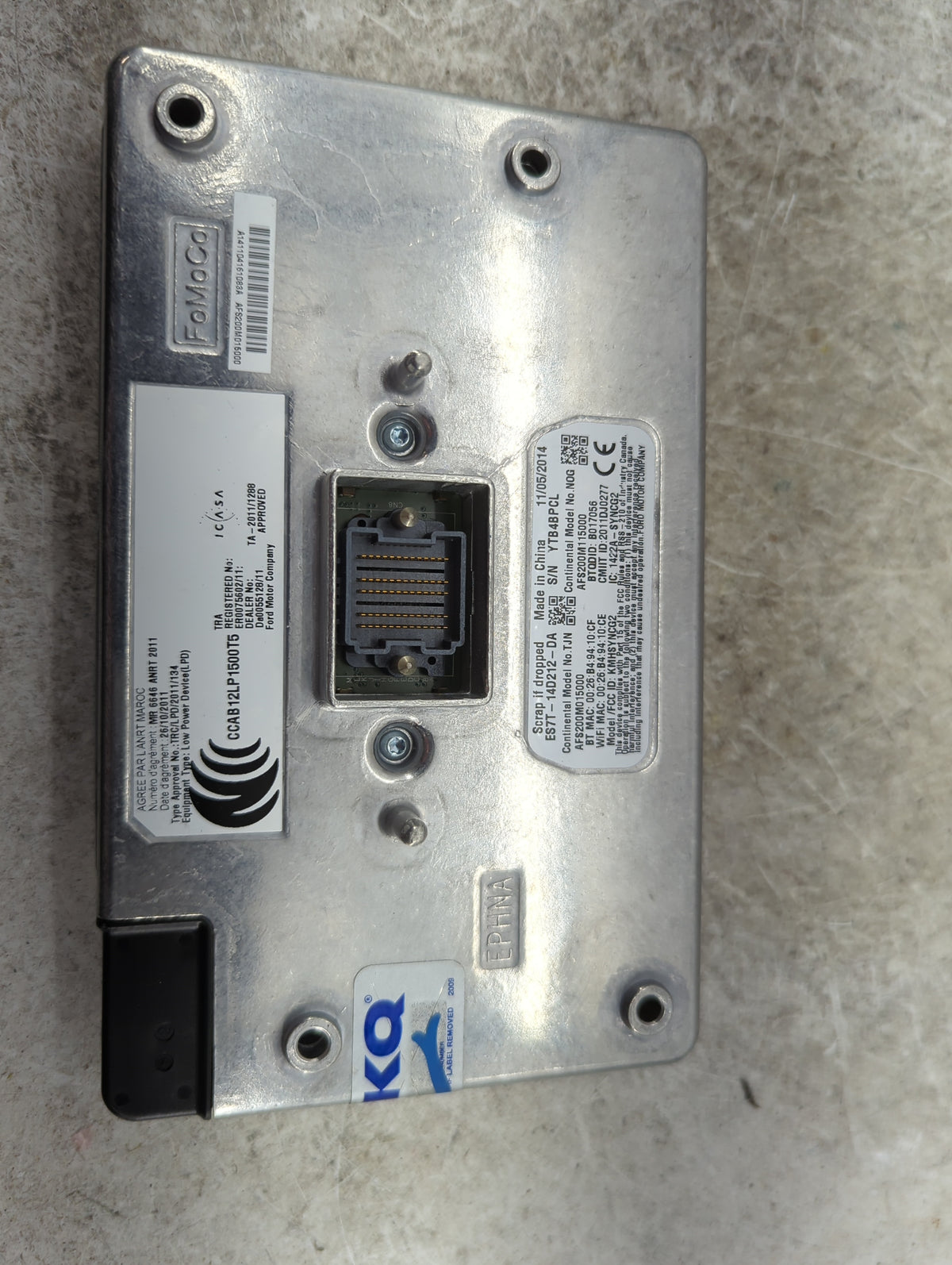 Lincoln Mkc Communication Control Module 1515971 - Oemusedautoparts1.com