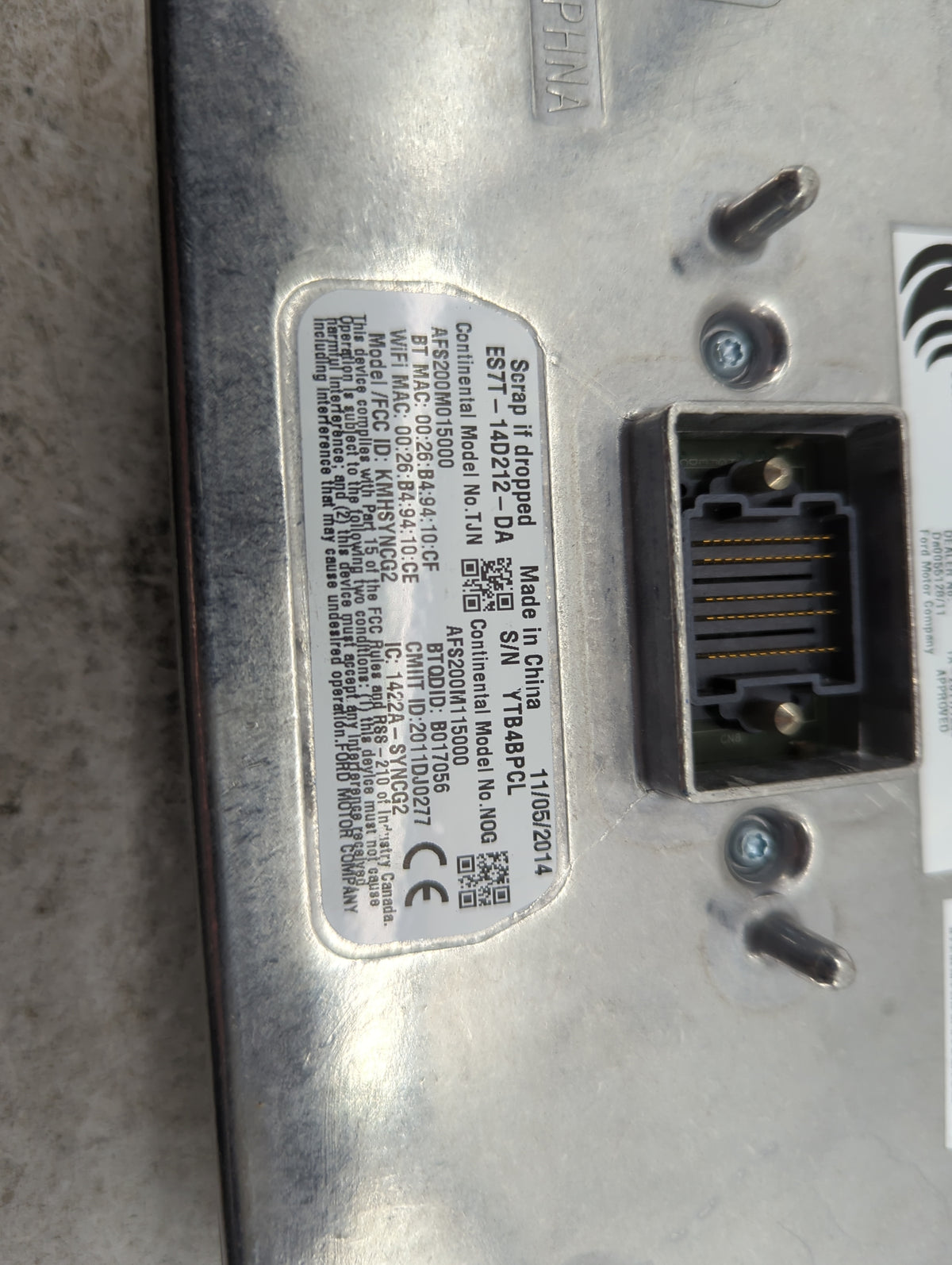 Lincoln Mkc Communication Control Module 1515971 - Oemusedautoparts1.com